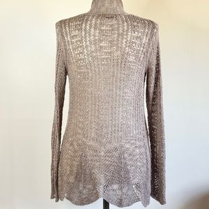 Belldini Open Front Cardigan S Taupe Mocha Mousse